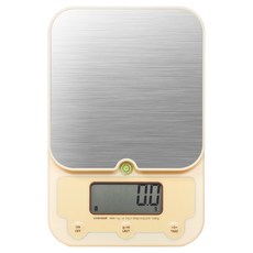 vivenzadi 入門款附水平儀廚房電子秤, 1kg, VG1-0004, 混合色