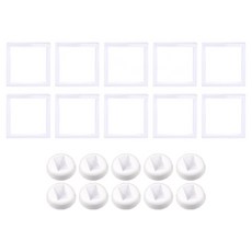 Khohimo 飾品收納盒 禮品包裝 5W0480, 白色, 10個