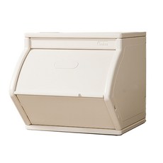 lilikoko 哩哩摳摳 九號防夾滑門收納櫃 組合一, 1層, 茉莉白