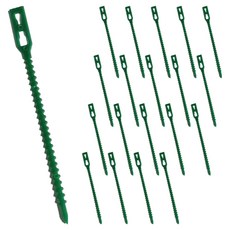 Sobeu花園用植物固定束帶, 20個, 綠色