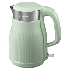 Corelle Brands 康寧餐具 Snapware 優雅曲線316不鏽鋼雙層防燙電熱水壺 綠色 1.8L, SN-EKC1800GN