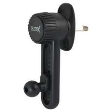 台灣 CRUX 球頭可移動出風口勾式支架 AV-10P, 黑色, 1個