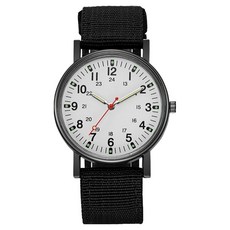 Daily Nest 佩戴舒適運動手錶, 黑白色, 1個