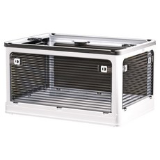 日常亮點折疊式開放型生活露營箱, 1個, 白色