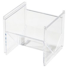 小麥購物 可疊加斜口茶包收納盒 L2161, 透明色, 1個