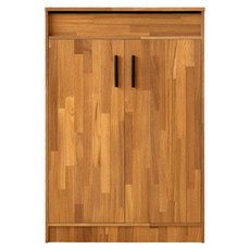 HOPMA 合馬家具 美背掀蓋式收納鞋櫃 C-S690PTK, 拼版柚木, 4層