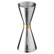 Casabeni 居家調酒金環量杯 30ml + 45ml, 1個, 銀色