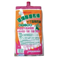 巧用 環保除塵布條 T型拖把頭 7吋, 1個
