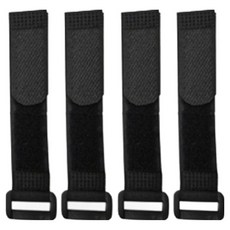 People-P 寬版魔鬼氈固定束帶, 黑色, 4個