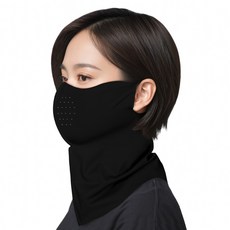 HIGH MOUNT JECO 貼膚UV防曬口罩, 1個, 黑色