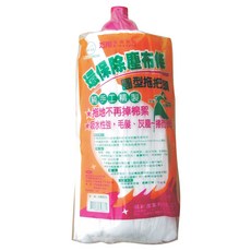 巧用 環保除塵布條圓形拖把頭 圓形, 1個