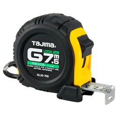 TaJIma 田島 專業包膠捲尺 台尺 GL25-75SBL 7.5m x 25mm, 1個