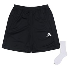 adidas男款Essential All Set短褲 IB8161+Welledon襪子組