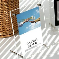 굿굿샵 투명 아크릴 스탠드 액자 프레임, 1개