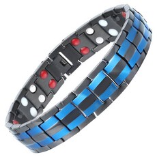 KODACHIEF 個性十足雙線護理手鍊 黑藍色 225 x 15 mm, 1個