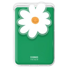 SSONGS 設計款 MagSafe 卡夾 手機支架 3卡位卡夾 壓克力手機支架, 小不點雛菊, 1個