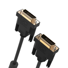 DIKE DVI 公對公 傳輸訊號連接線 DLP301BK, 1.8m, 1條