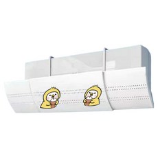 Hataesmall 時尚冷氣擋風板 Triple 香醇奶茶 可擴展60~110公分 60 x 19 公分, 1個, 單一商品