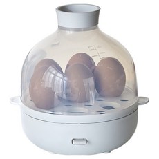 Modern House 每日一顆 7孔雞蛋蒸蛋器, 1個, 白色