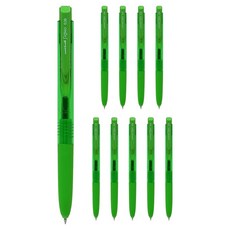 uni-ball Signo 按壓式原子筆 0.38mm, 10個, 萊姆綠