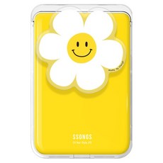 Ssongsdesign MagSafe 卡夾 手機支架 3卡位卡夾 壓克力手機支架 S, 可愛雛菊, 1個