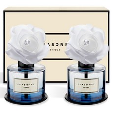 SEASONEL 車用擴香 白玫瑰藍 120ml 正裝, 2個, 香蕉