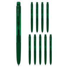 Uni 三菱 SigNo 按壓式原子筆 0.38mm, 綠色, 10個