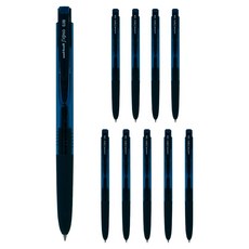 Uni 三菱 SigNo 按壓式原子筆 0.38mm, 藍黑色, 10個