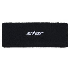 스타스포츠 헤어밴드, 블랙, 1개