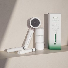 TITAD 濾心 + 蓮蓬頭組合, 1套, 白色