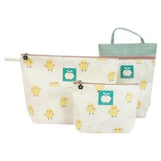 Coney Island 防水收納袋3件組, 小雞