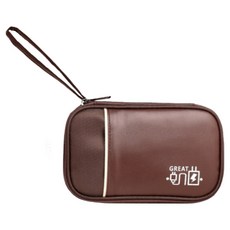 Luneon 簡約外接硬碟收納包 咖啡色 19 x 12 x 3.5 cm, 1個, 單一商品