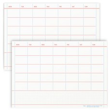 페이퍼리안 플랫 노트패드 A5, Monthly Plan, 60매, 2개