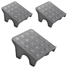 鞋類收納 一體加大鞋架, 3個, 顏色隨機