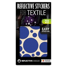REFLECTIVE BERLIN REFLECTIVE BERLIN 反光貼紙 Textile Bubbles, 1個, 藍色
