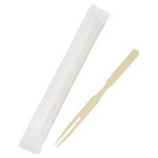 아이엔피 우드 미니 포크 10cm, 1개입, 100개