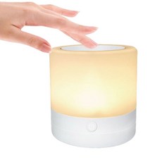 小麥購物 LED7彩氛圍拍拍小夜燈, 白色