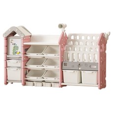 lilikoko 哩哩摳摳 魔法屋收納架 組合八, 4層, 千禧粉