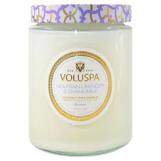 VOLUSPA 天然蠟燭 18oz, 510g, 1個, 薰衣草與洋甘菊