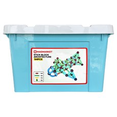 MAGMARKET 兒童磁力棒積木建築套裝 164p, 1套, 混合顏色