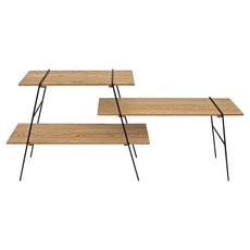 MNMAL WORKS 摩卡層架 Plus, 1個, 3層, 白蠟木