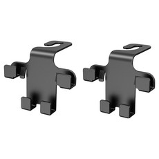 Bebehome 汽車座椅創意掛鉤, 黑色, 2個