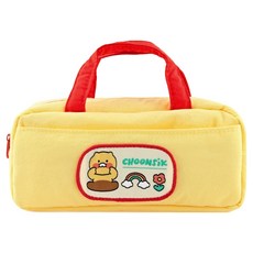 KAKAO FRIENDS Say Cheese 手提春植鉛筆盒, 黃色, 1個