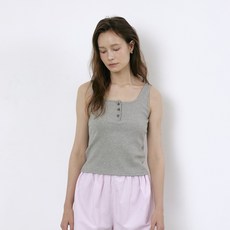 MICHIKOLONDON 女款亨利領羅紋無袖上衣
