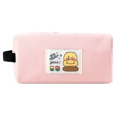Kakao Friends Say Cheese 大方形春植鉛筆盒, 1個, 粉紅色