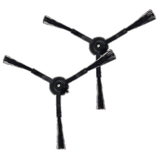 副廠耗材配件 毛邊刷 石頭掃地機器人QREVO MAXV專用 黑色, 2個, C00030U-1