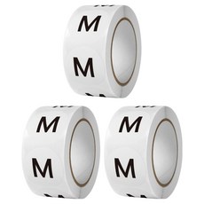 Modernat 服裝尺寸捲筒貼紙 M, 500入, 3個