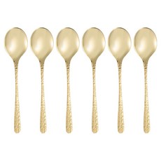 sambonet Venezia PVD 摩卡匙, 6個, 金色