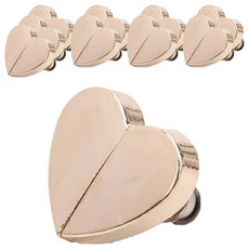 Minune 愛心磁吸窗簾固定夾 磁鐵扣 23 x 25 x 20mm, 金色, 10個