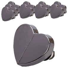 미누네 하트 마그네틱 커튼고정 자석홀더 23 x 25 x 20mm, 블랙, 10개